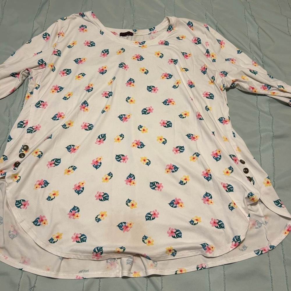 Floral Print Women's Top